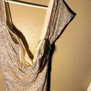 Gold shimmered dress, 2 piece suits ,